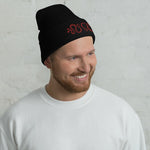 Duality (Red) Cuffed Beanie