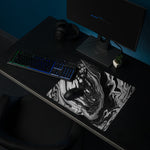 Inked gaming mouse pad